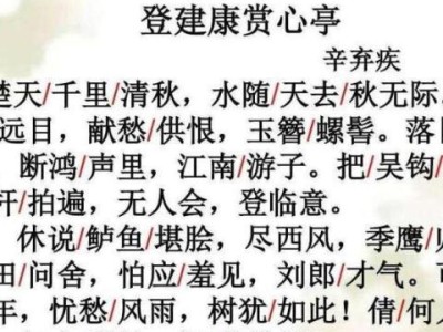 水龙吟艺术手法的特点