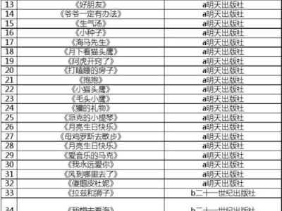 文学社文学作品目录