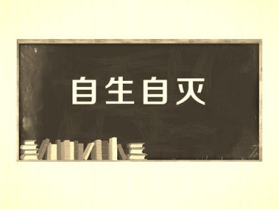 有没有自生自灭这个词语