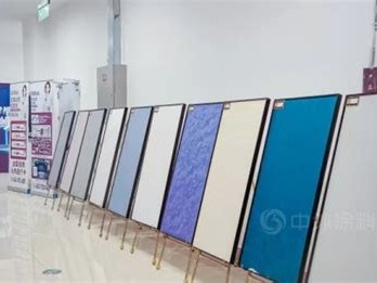 现代艺术涂料电视墙效果图