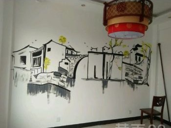 立体墙绘图片素材