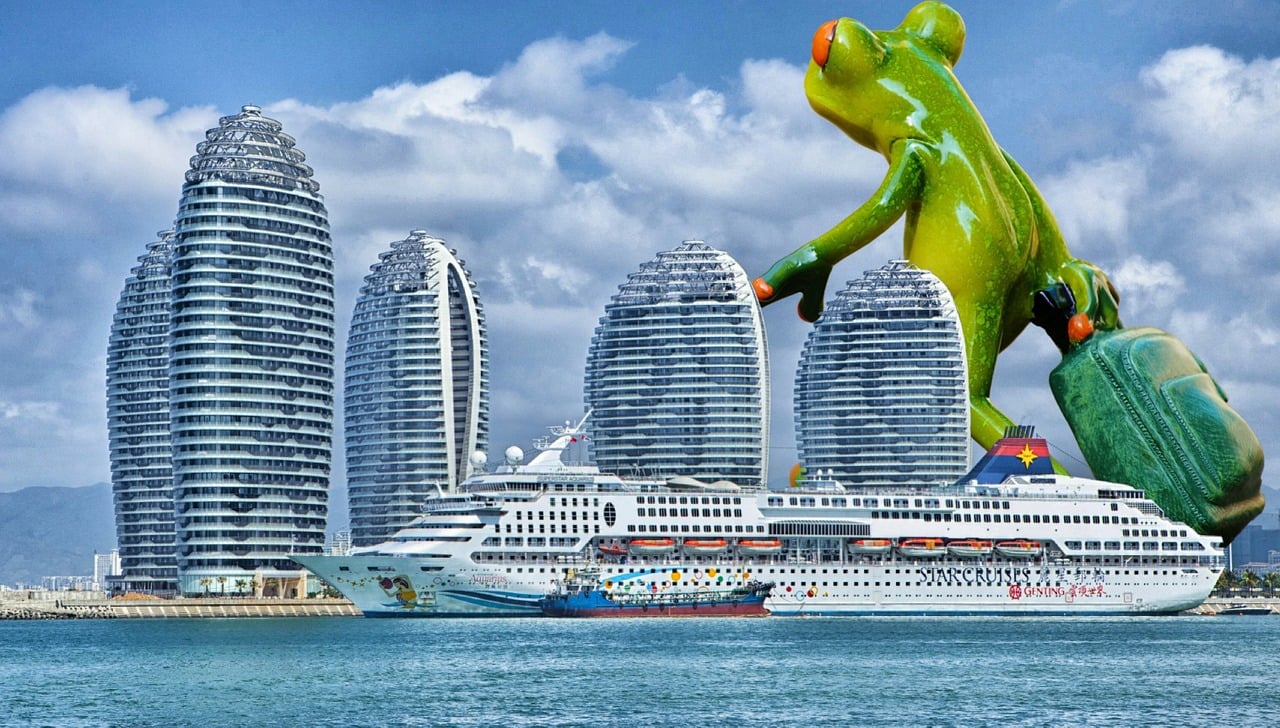 全海南人齐心协力——共赴砍香蕉叶的盛宴
